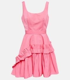 Alexander McQueen Mini Day Dress w Ruffle Detail at Mytheresa