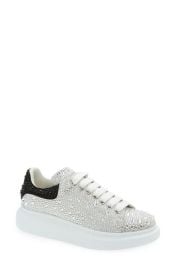 Alexander McQueen Oversized Crystal Embellished Sneaker at Nordstrom