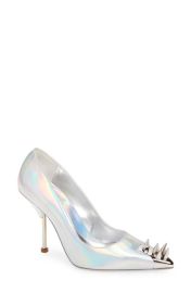 Alexander McQueen Punk Stud Holographic Pump at Nordstrom