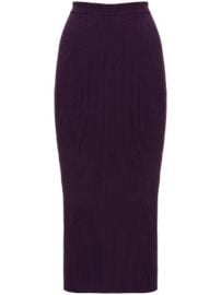 Alexander McQueen Ribbed knit pencil skirt at Farfetch