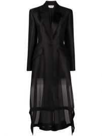 Alexander McQueen Sheer Overlay Blazer - Farfetch at Farfetch