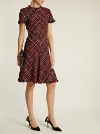 Alexander McQueen Short-sleeved tweed dress at Matches