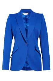 Alexander McQueen Wool Grain de Poudre Jacket at Nordstrom