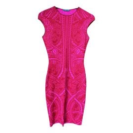 Alexander McQueen Wool Silk Mid length Dress at Vestiaire Collective