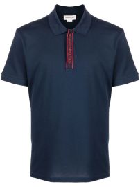 Alexander McQueen logo-tape Polo Shirt - at Farfetch