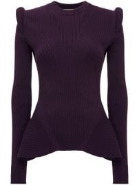 Alexander McQueen mermaid-style Ribbed Jumper - at Farfetch