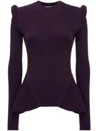 Alexander McQueen mermaid style ribbed jumper at Farfetch