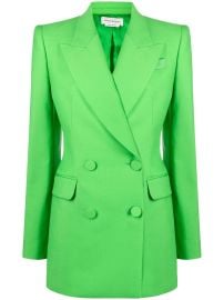 Alexander McQueen peak-lapel double-breasted Blazer - at Farfetch