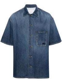 Alexander McQueen short-sleeve Denim Shirt Blue at Farfetch