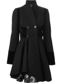 Alexander Mcqueen Double Breasted Folded Drape Coat - Russo Capri at Farfetch