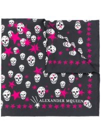 Alexander Mcqueen Skull And Star Print Scarf  185 - Buy AW17 Online - Fast Delivery  Price at Farfetch