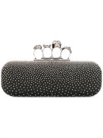 Alexander Mcqueen Studded Knuckle Box Clutch  2 195 - Buy AW17 Online - Price at Farfetch