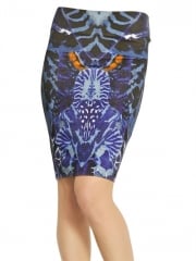 Alexander Mcqueen printed skirt at Luisaviaroma