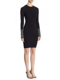 Alexander Wang - Crystal-Embellished Ribbed Dress at Saks Fifth Avenue