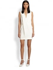 Alexander Wang - Draped Crossover-Front Dress at Saks Fifth Avenue