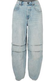 Alexander Wang - Pack Mix paneled denim and shell pants at Net A Porter