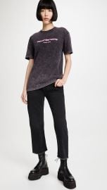 Alexander Wang Acid Washed Classic Short Sleeve Tee at Shopbop