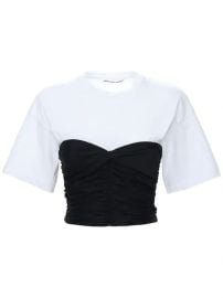 Alexander Wang Corset Tee at Luisaviaroma