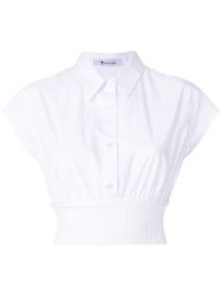 Alexander Wang Cropped Shirt With Waistband at Farfetch