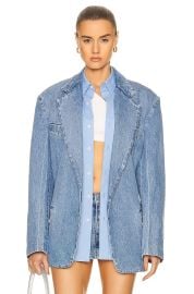 Alexander Wang Double Breasted Boxy Blazer at Forward