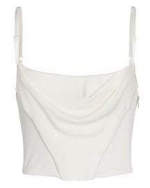 Alexander Wang Draped Corset Tank Top at Intermix