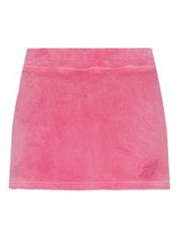 Alexander Wang Embroidered Cotton Mini Skirt Pink at Farfetch