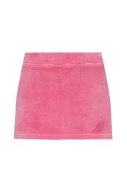 Alexander Wang Embroidered cotton mini skirt at Cettire