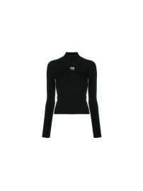 Alexander Wang High neck logo top at Farfetch