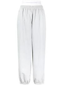 Alexander Wang Layered design Track Pants in Microchip at Farfetch