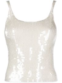 Alexander Wang Sequinned Tank Top - at Farfetch