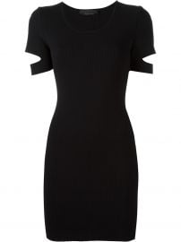 Alexander Wang Slit Sleeve Knit Dress at Farfetch