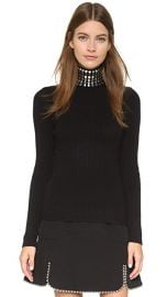 Alexander Wang Studded Turtleneck at Shopbop