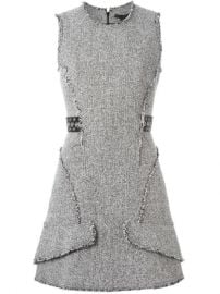 Alexander Wang Tweed Peplum Dress - Le Mill at Farfetch