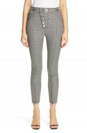 Alexander Wang Zip Hem Houndstooth Legging Pants   Nordstrom at Nordstrom