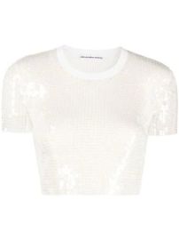 Alexander Wang sequin-embellished T-shirt - at Farfetch