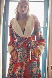 Alexandra Farmer Lively Sherpa Lined Robe3 at Anthropologie