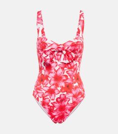 Alexandra Miro Carla printed swimsuit at Mytheresa