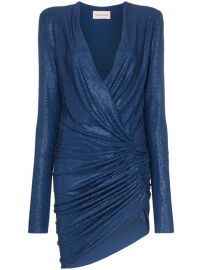 Alexandre Vauthier Plunge-neck Crystal Embellished Mini Dress - Farfetch at Farfetch