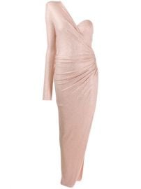 Alexandre Vauthier rhinestone-embellished one-sleeve Dress - Farfetch at Farfetch