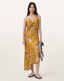 Alexi Slipdress in Armada Deep Yellow at All Saints