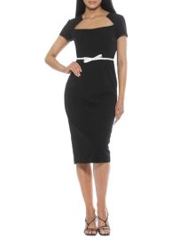 Alexia Admor Alma Sheath Midi Dress at Saks Off 5th