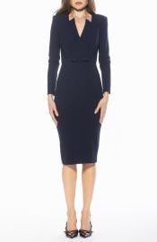 Alexia Admor Arleth V-Neck Sheath Dress in Sage Floral at Nordstrom Rack at Nordstrom Rack