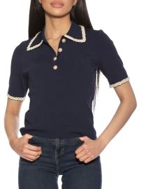 Alexia Admor Brianna Collared Top on SALE at Saks Off 5th