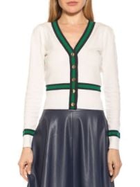 Alexia Admor Contrast Trim Cardigan on SALE at Saks Off 5th