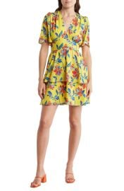 Alexia Admor Floral V Neck Wrap Dress at Nordstrom Rack