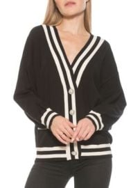 Alexia Admor Frances Stripe Cardigan on SALE Saks OFF 5TH at Saks Off 5th