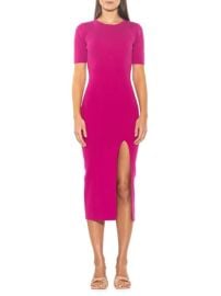 Alexia Admor Isla Rib-Knit Midi Dress on SALE at Saks Off 5th