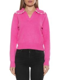 Alexia Admor Jackie Collared Sweater on SALE at Saks Off 5th