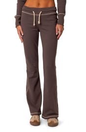 Alexia Low Rise Cotton Sweatpants at Nordstrom