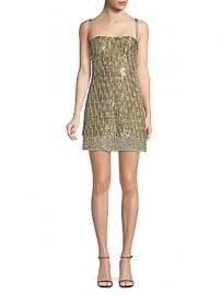 Alexis - Izabell Sequined Mini Dress at Saks Off 5th